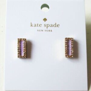 🆕 Kate Spade Lilac Raising The Bar Stud Earrings